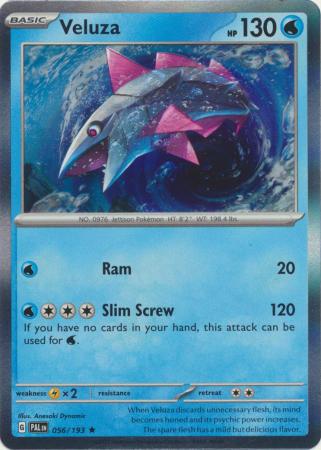 Scarlet & Violet: Paldea Evolved : 056/193 - Veluza - Holo Rare