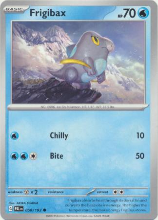 Scarlet & Violet: Paldea Evolved : 058/193 - Frigibax - Common