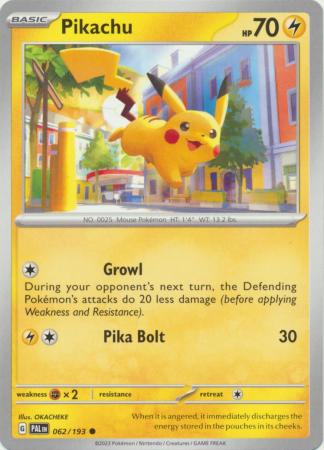 Scarlet & Violet: Paldea Evolved : 062/193 - Pikachu - Common