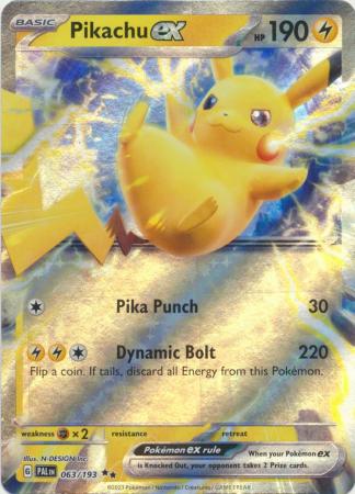 Scarlet & Violet: Paldea Evolved : 063/193 - Pikachu ex - Ultra Rare