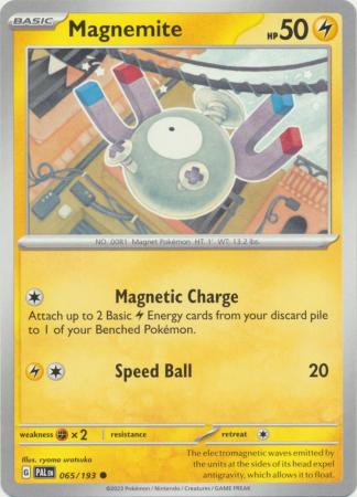 Scarlet & Violet: Paldea Evolved : 065/193 - Magnemite - Common