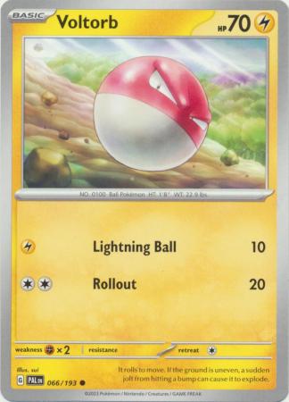 Scarlet & Violet: Paldea Evolved : 066/193 - Voltorb - Common