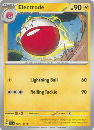 Scarlet & Violet: Paldea Evolved : 067/193 - Electrode - Uncommon
