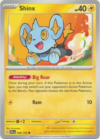 Scarlet & Violet: Paldea Evolved : 068/193 - Shinx - Common