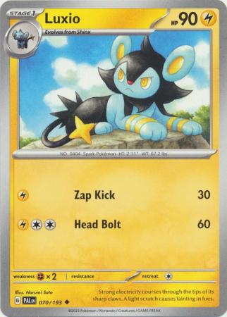 Scarlet & Violet: Paldea Evolved : 070/193 - Luxio - Uncommon