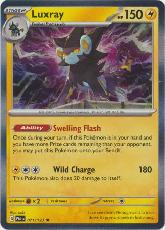 Scarlet & Violet: Paldea Evolved : 071/193 - Luxray - Holo Rare