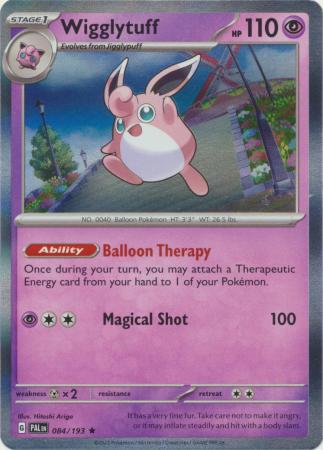 Scarlet & Violet: Paldea Evolved : 084/193 - Wigglytuff - Holo Rare