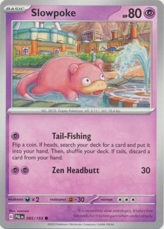 Scarlet & Violet: Paldea Evolved : 085/193 - Slowpoke - Common