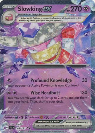 Scarlet & Violet: Paldea Evolved : 086/193 - Slowking ex - Ultra Rare