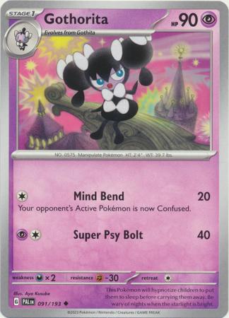 Scarlet & Violet: Paldea Evolved : 091/193 -  Gothorita - Common