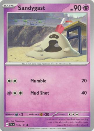Scarlet & Violet: Paldea Evolved : 095/193 - Sandygast - Common