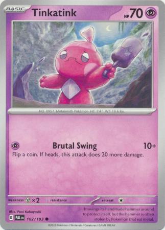 Scarlet & Violet: Paldea Evolved : 102/193 - Tinkatink - Common