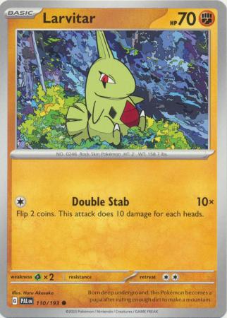 Scarlet & Violet: Paldea Evolved : 110/193 - Larvitar - Common