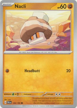 Scarlet & Violet: Paldea Evolved : 120/193 - Nacli - Common