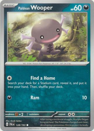 Scarlet & Violet: Paldea Evolved : 128/193 - Paldean Wooper - Common