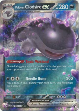 Scarlet & Violet: Paldea Evolved : 130/193 - Paldean Clodsire ex - Ultra Rare