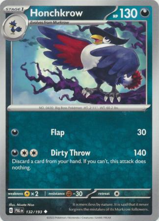 Scarlet & Violet: Paldea Evolved : 132/193 - Honchkrow - Uncommon