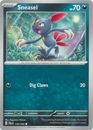 Scarlet & Violet: Paldea Evolved : 133/193 - Sneasel - Common