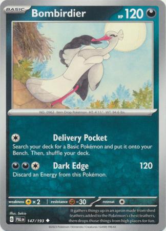 Scarlet & Violet: Paldea Evolved : 147/193 - Bombirdier - Uncommon