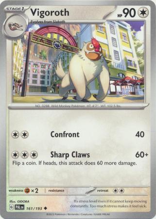 Scarlet & Violet: Paldea Evolved : 161/193 - Vigoroth - Uncommon