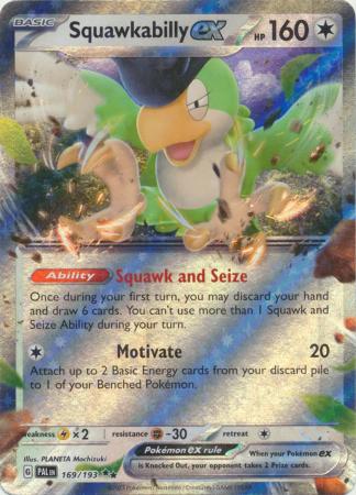 Scarlet & Violet: Paldea Evolved : 169/193 - Squawkabilly ex - Ultra Rare