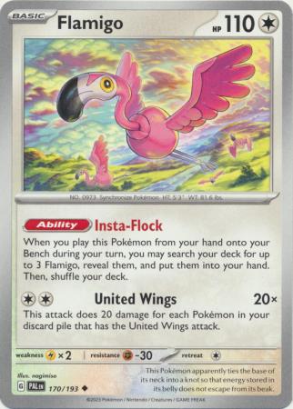 Scarlet & Violet: Paldea Evolved : 170/193 - Flamigo - Uncommon