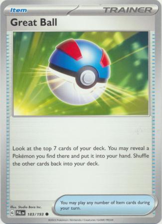 Scarlet & Violet: Paldea Evolved : 183/193 - Great Ball - Common