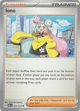 Scarlet & Violet: Paldea Evolved : 185/193 - Iono - Uncommon