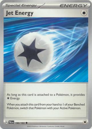Scarlet & Violet: Paldea Evolved : 190/193 - Jet Energy - Uncommon