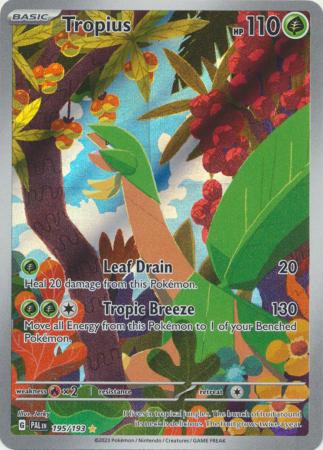 Scarlet & Violet: Paldea Evolved : 195/193 - Tropius - Illustration Rare