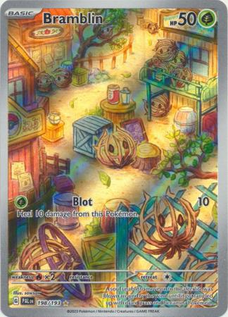 Scarlet & Violet: Paldea Evolved : 0198/193 - Bramblin - Illustration Rare