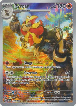 Scarlet & Violet: Paldea Evolved : 200/193 - Pyroar - Illustration Rare
