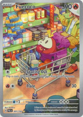 Scarlet & Violet: Paldea Evolved : 201/193 - Fuecoco - Illustration Rare
