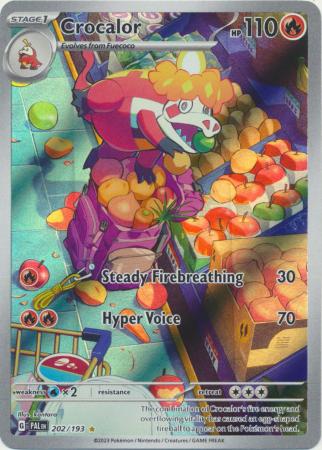 Scarlet & Violet: Paldea Evolved : 202/193 - Crocalor - Illustration Rare