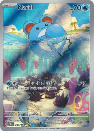Scarlet & Violet: Paldea Evolved : 204/193 - Marill - Illustration Rare