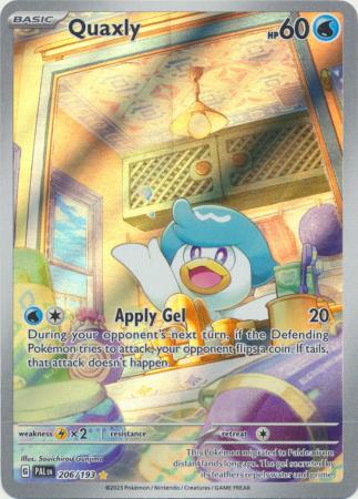 Scarlet & Violet: Paldea Evolved : 206/193 - Quaxly - Illustration Rare
