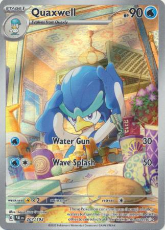 Scarlet & Violet: Paldea Evolved : 207/193 - Quaxwell - Illustration Rare
