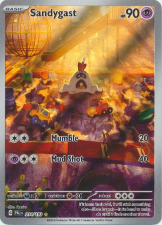 Scarlet & Violet: Paldea Evolved : 214/193 - Sandygast -  Illustration Rare