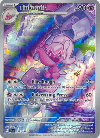 Scarlet & Violet: Paldea Evolved : 217/193 - Tinkatuff - Illustration Rare
