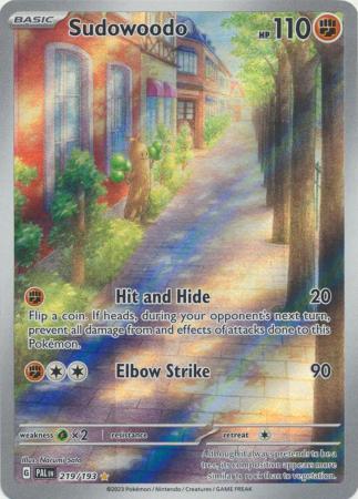 Scarlet & Violet: Paldea Evolved : 219/193 - Sudowoodo - Illustration Rare