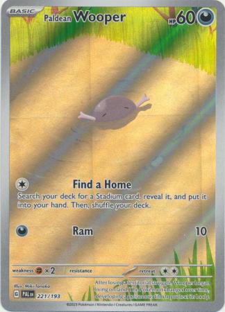 Scarlet & Violet: Paldea Evolved : 221/193 - Paldean Wooper - Illustration Rare