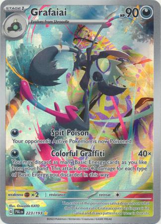 Scarlet & Violet: Paldea Evolved : 223/193 - Grafaiai - Illustration Rare