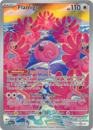 Scarlet & Violet: Paldea Evolved : 227/193 - Flamigo - Illustration Rare