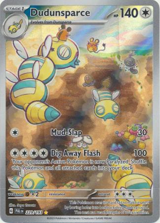 Scarlet & Violet: Paldea Evolved : 229/193 - Dudunsparce - Illustration Rare