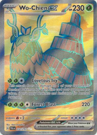 Scarlet & Violet: Paldea Evolved : 232/193 - Wo-Chien ex - Full Art Secret Rare