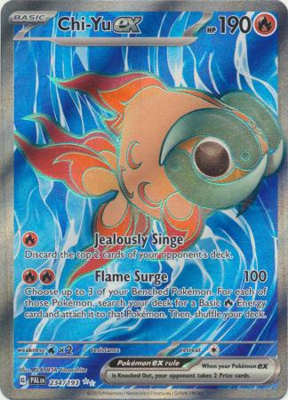 Scarlet & Violet: Paldea Evolved : 234/193 - Chi-Yu ex - Full Art Secret Rare