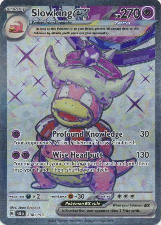 Scarlet & Violet: Paldea Evolved : 238/193 - Slowking ex - Full Art Secret Rare