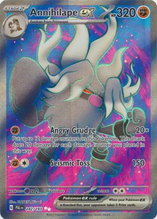 Scarlet & Violet: Paldea Evolved : 242/193 - Annihilape ex - Full Art Secret Rare
