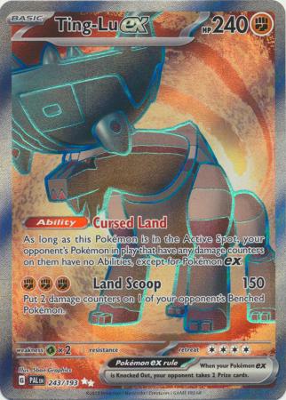 Scarlet & Violet: Paldea Evolved : 243/193 - Ting-Lu ex - Full Art Secret Rare