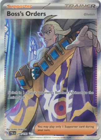 Scarlet & Violet: Paldea Evolved : 248/193 - Boss's Orders - Full Art Secret Rare